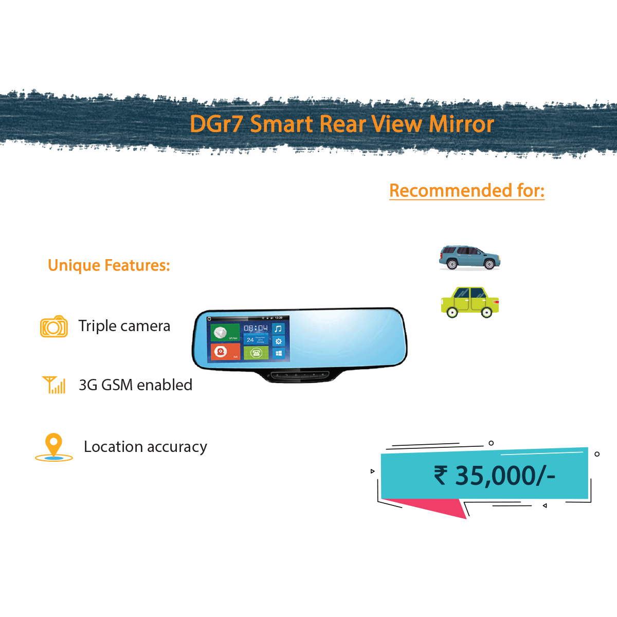 DGr7 - Smart Rear View Mirror